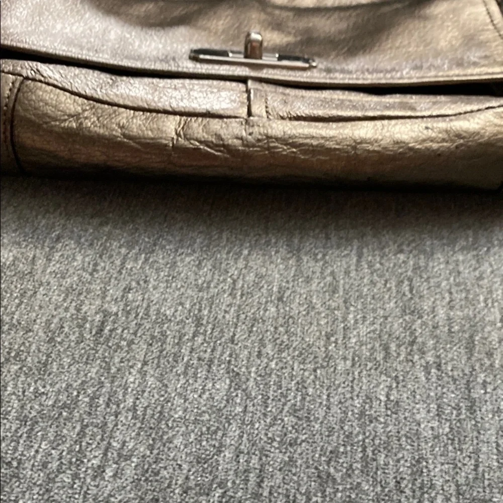 Coach Chelsea Metallic Chain Strap Shoulder Bag/ COA